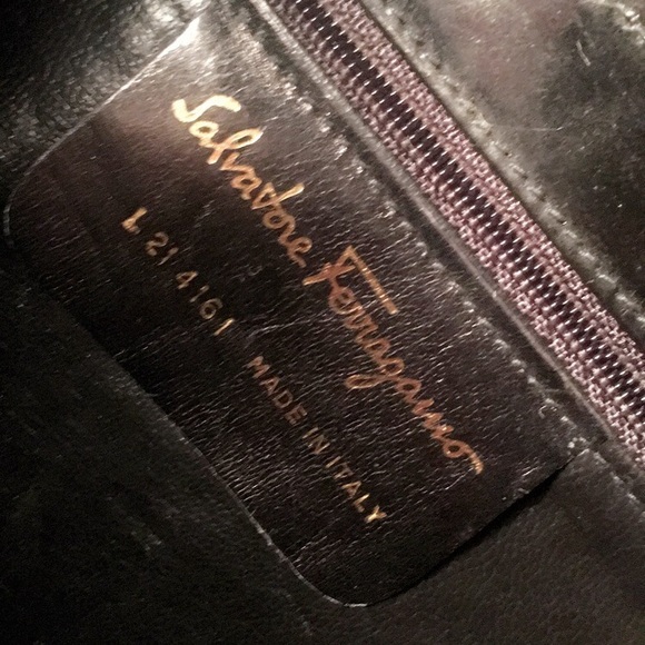 Salvatore Ferragamo Black Leather Purse - Picture 4 of 8
